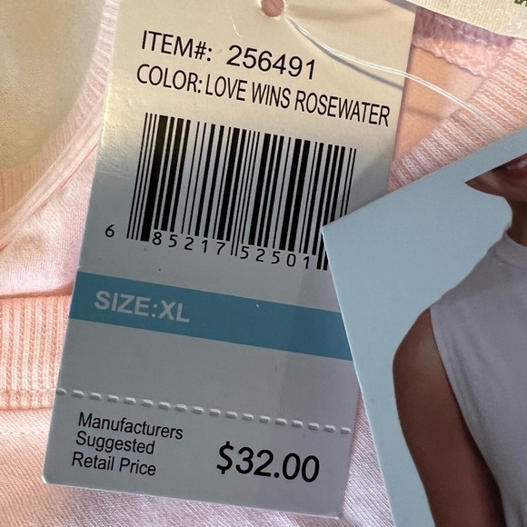 Women’s Earth Yoga Muscle Pink Tank Top NEW NWT - Picture 4 of 4